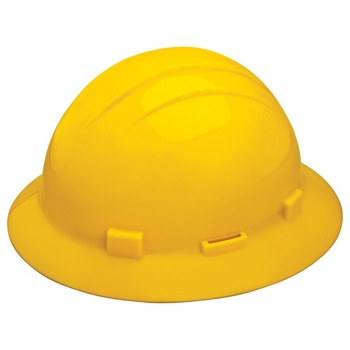 Delta Plus WEL19262YE Americana® Full Brim with Accessory Slots and 4-Point One-D Rotor Suspension, Yellow
