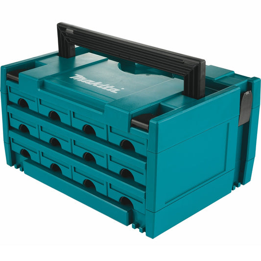 Makita P-84327 MAKPAC 12 Drawer Interlocking Case, 8‘1/2" x 15‘1/2" x 11‘5/8"