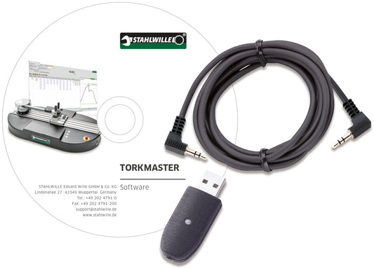 Stahlwille 96583629 7759-4 Usb Adapter, Jack Cable And Software Torkmaster