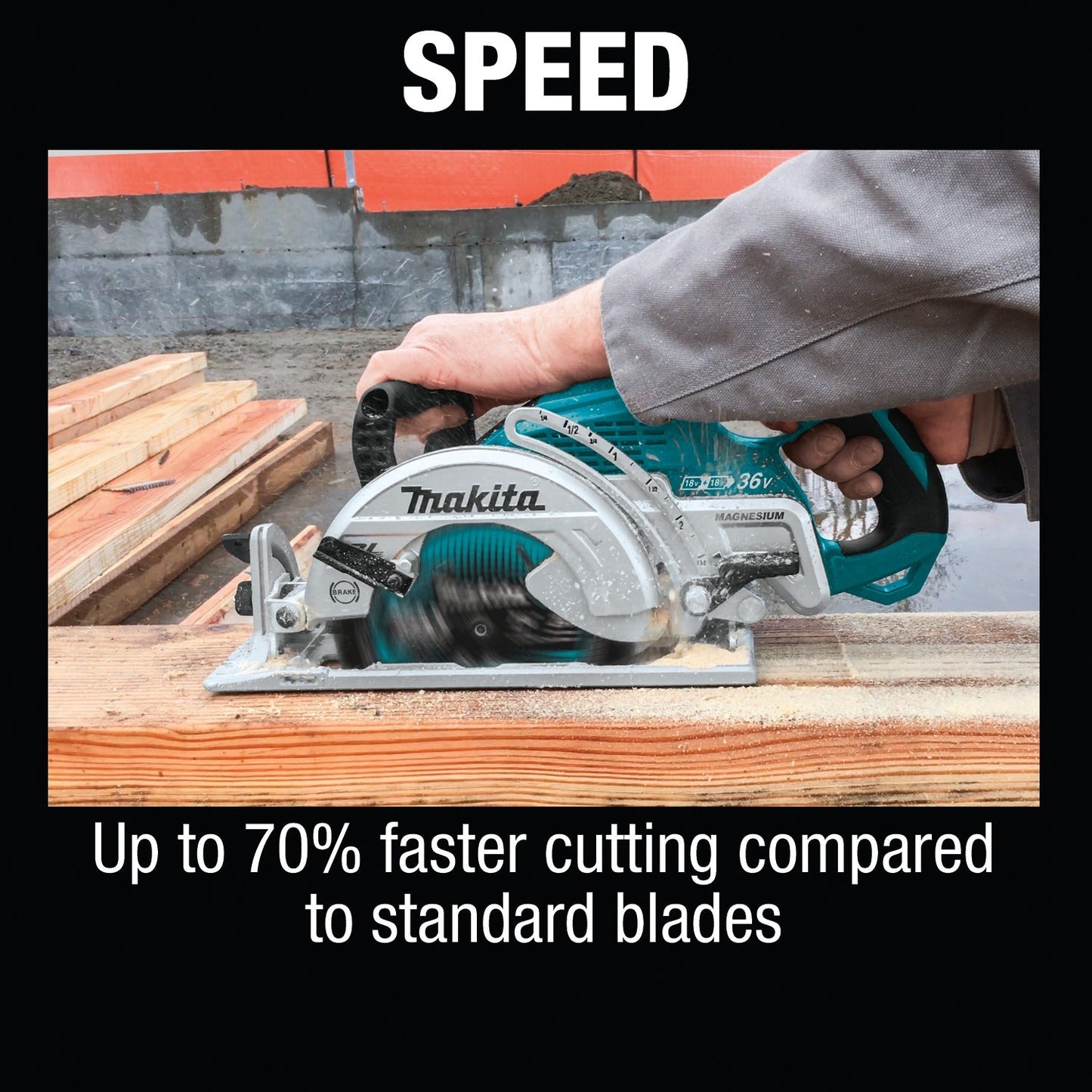 Makita B-61656 7‘1/4" 24T Carbide‘Tipped Max Efficiency Circular Saw Blade, Framing