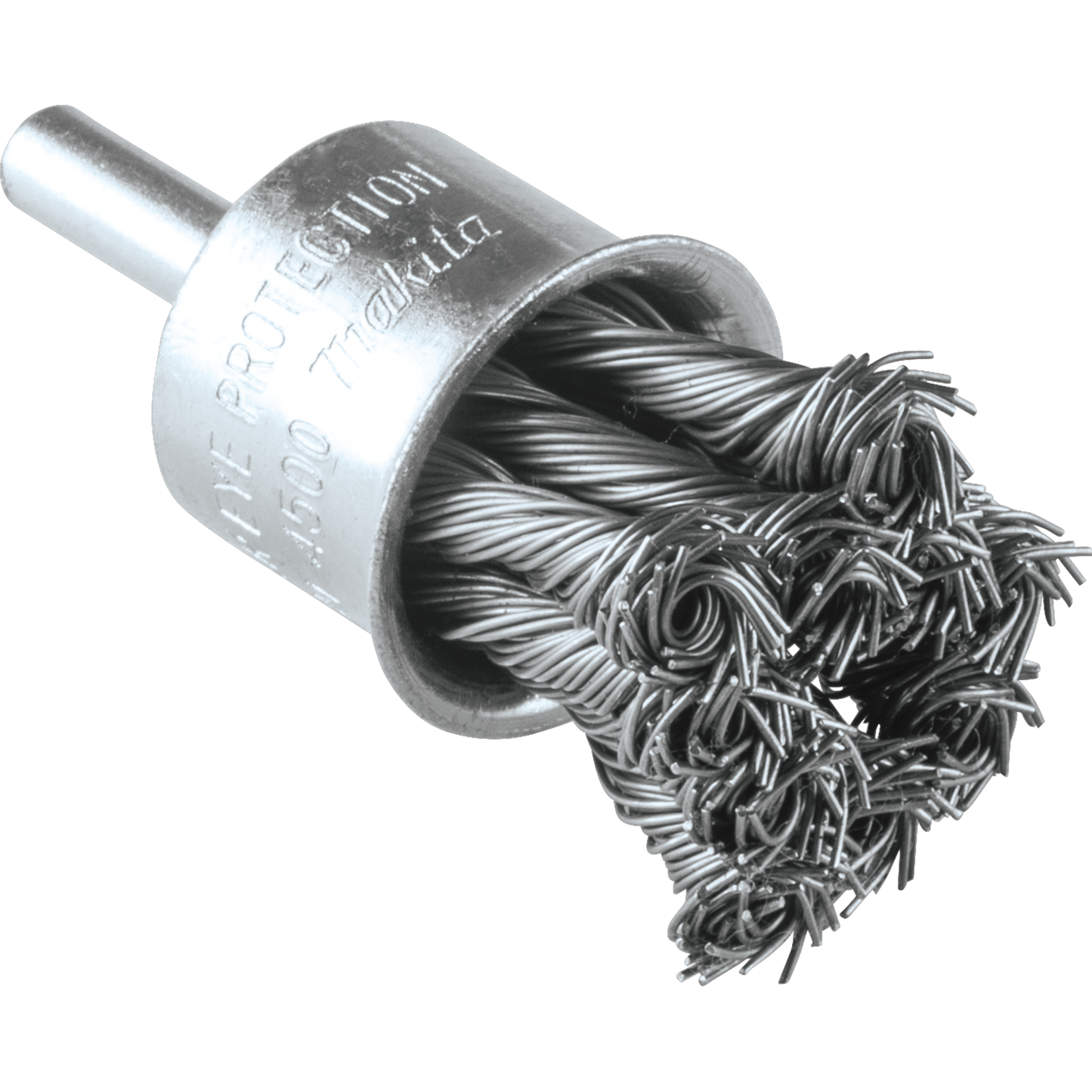 Makita B-63052 1" Knot Wire End Brush, 1/4" Straight Shank