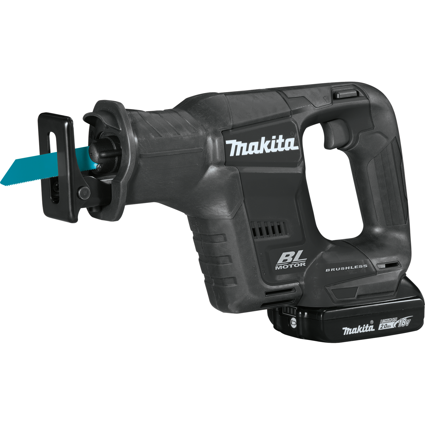 Makita XRJ07R1B 18V LXT® Lithium‘Ion Sub‘Compact Brushless Cordless Recipro Saw Kit (2.0Ah)