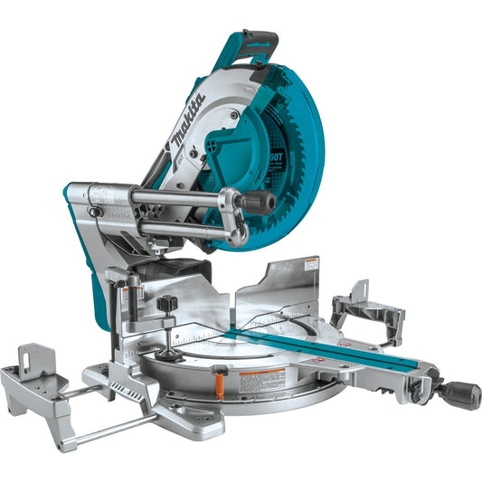 Makita XSL08Z 36V (18V X2) LXT® Brushless 12" Dual‘Bevel Sliding Compound Miter Saw, AWS® Capable and Laser, Tool Only