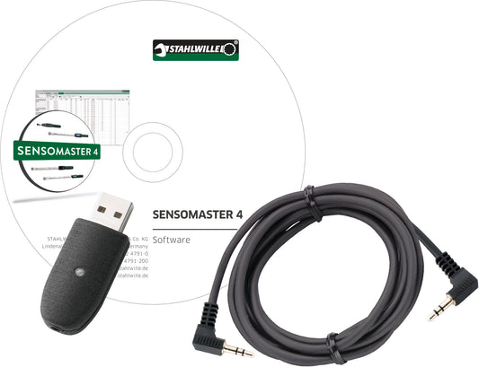 Stahlwille 96583630 7759-5 Usb Adapter, Jack Cable And Sensomaster 4 Software