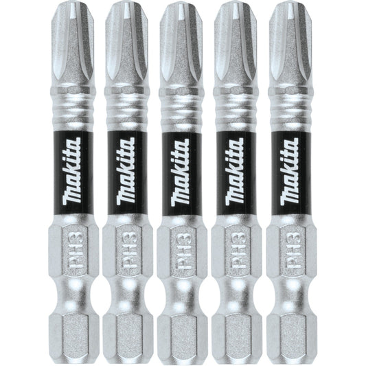 Makita E-00929 Impact XPS® #3 Phillips 2" Power Bit, 5/pk