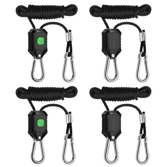Vivosun LED Grow Light Adjustable Hanger 1/8 Inch, 150 lbs/pair Weight Capacity, 2 Pair