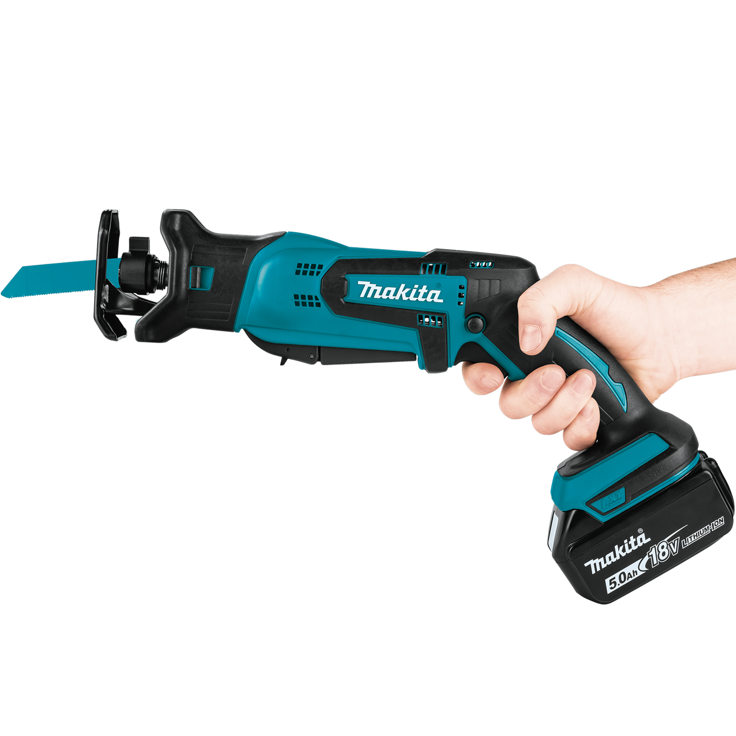 Makita XRJ01T 18V LXT® Lithium‘Ion Cordless Compact Recipro Saw Kit (5.0Ah)