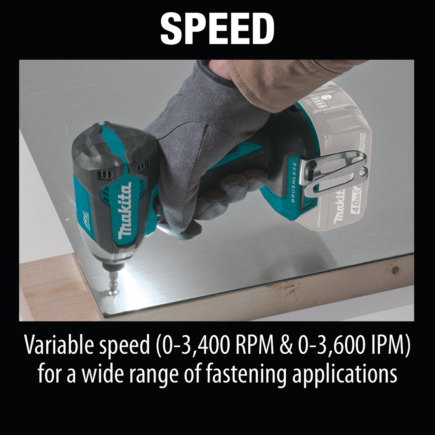 Makita XDT13Z 18V LXT® Lithium‘Ion Brushless Cordless Impact Driver, Tool Only