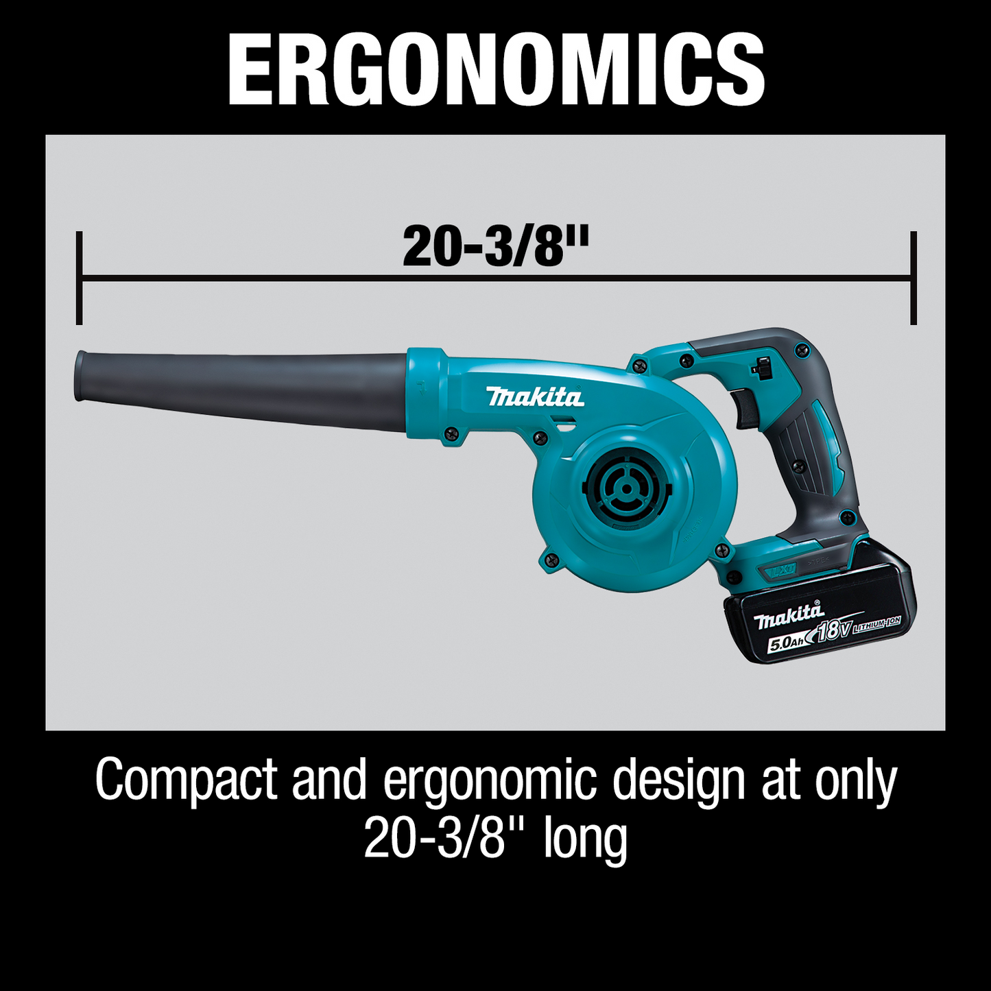 Makita XBU05ST1 18V LXT® Lithium‘Ion Cordless Blower Kit (5.0Ah)