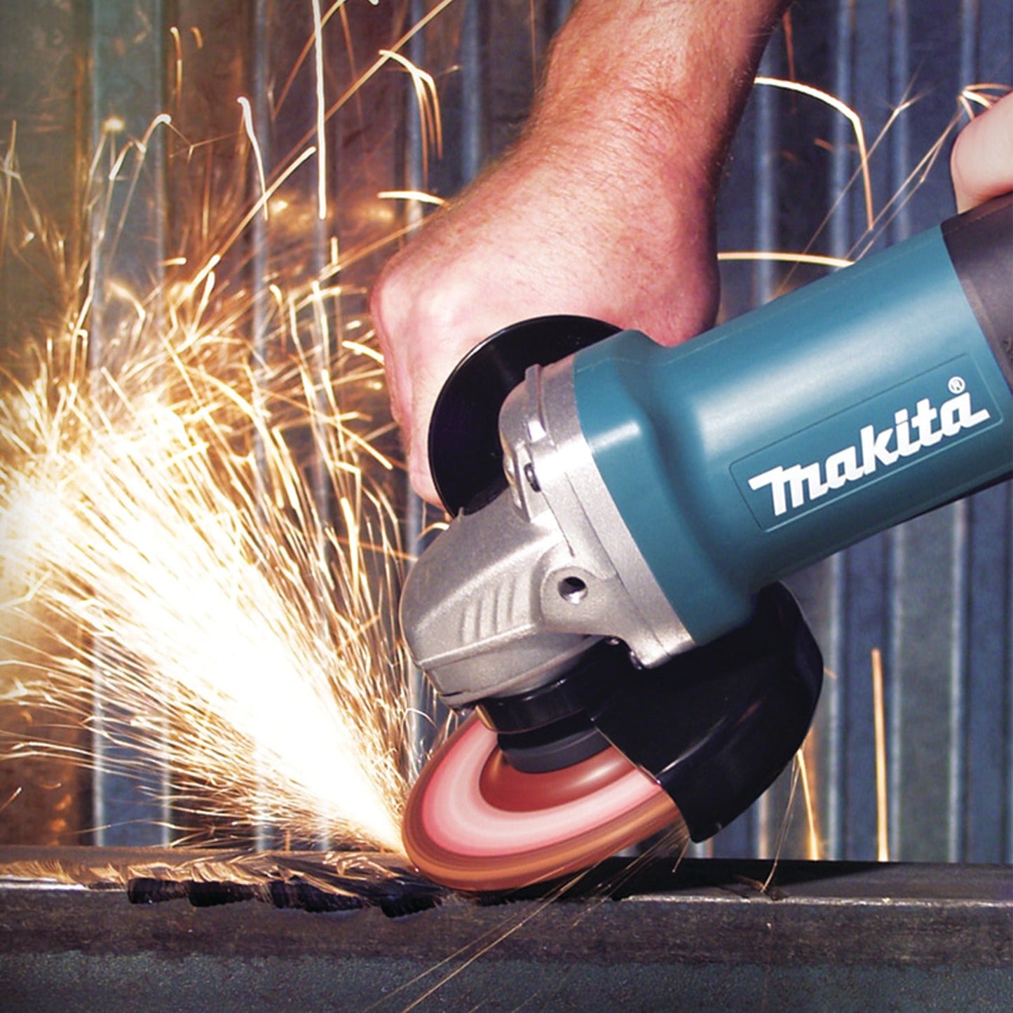 Makita 9558PB 5" Paddle Switch Angle Grinder, with AC/DC Switch