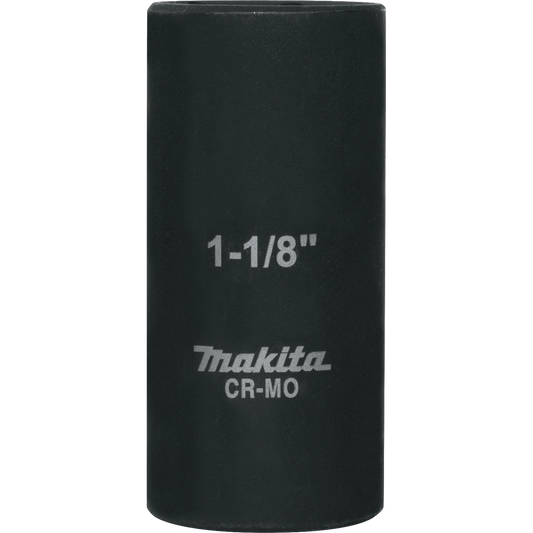 Makita A-96350 1‘1/8" Deep Well SAE Impact Socket, 1/2" Drive