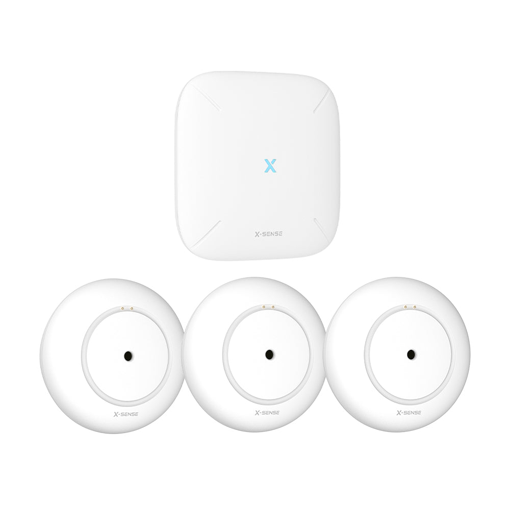 X-Sense SWS54 SWS51 Smart Water Leak Alarm - 3*Alarm+1*SBS50 Base Station