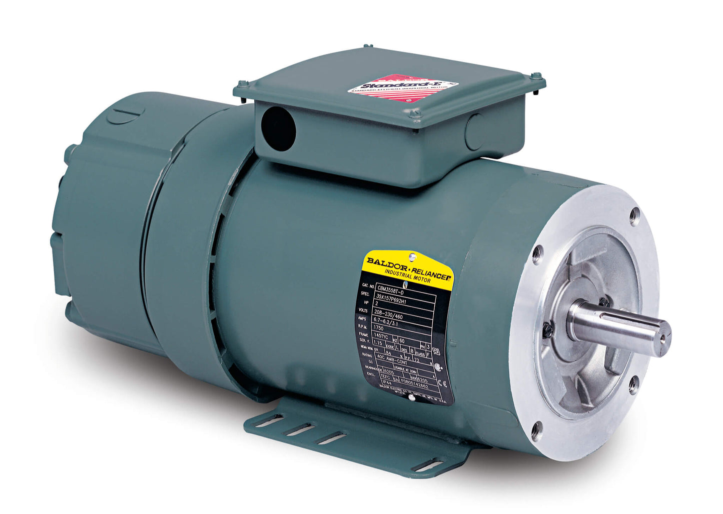 Baldor EBM3611T-D 3HP, 1760RPM, 3PH, 60HZ, 182T, 3628M, TEFC, F3
