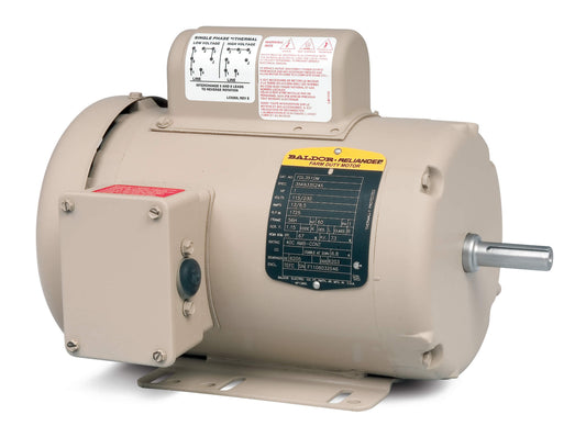 Baldor FDL3510TM 1HP, 1725RPM, 1PH, 60HZ, 143T, 3524L, TEFC, F1