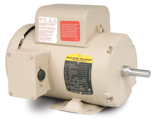 Baldor IR3507M .75HP, 1725RPM, 1PH, 60HZ, 56, 3524L, TEFC, F1