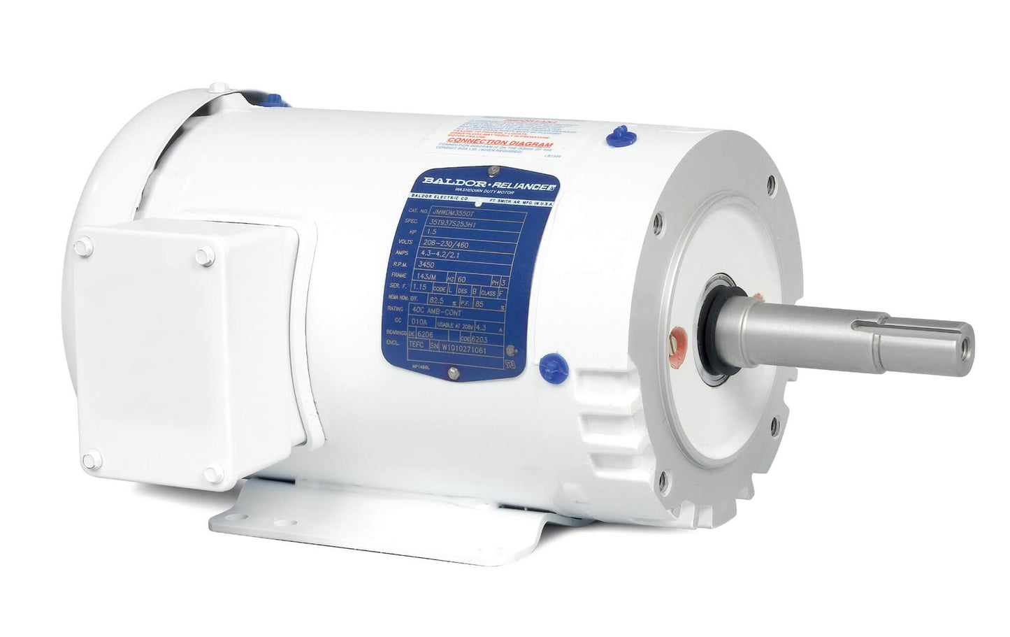 Baldor JMEWDM3559T 3Hp, 3450Rpm, 3Ph, 60Hz, 145Jm,