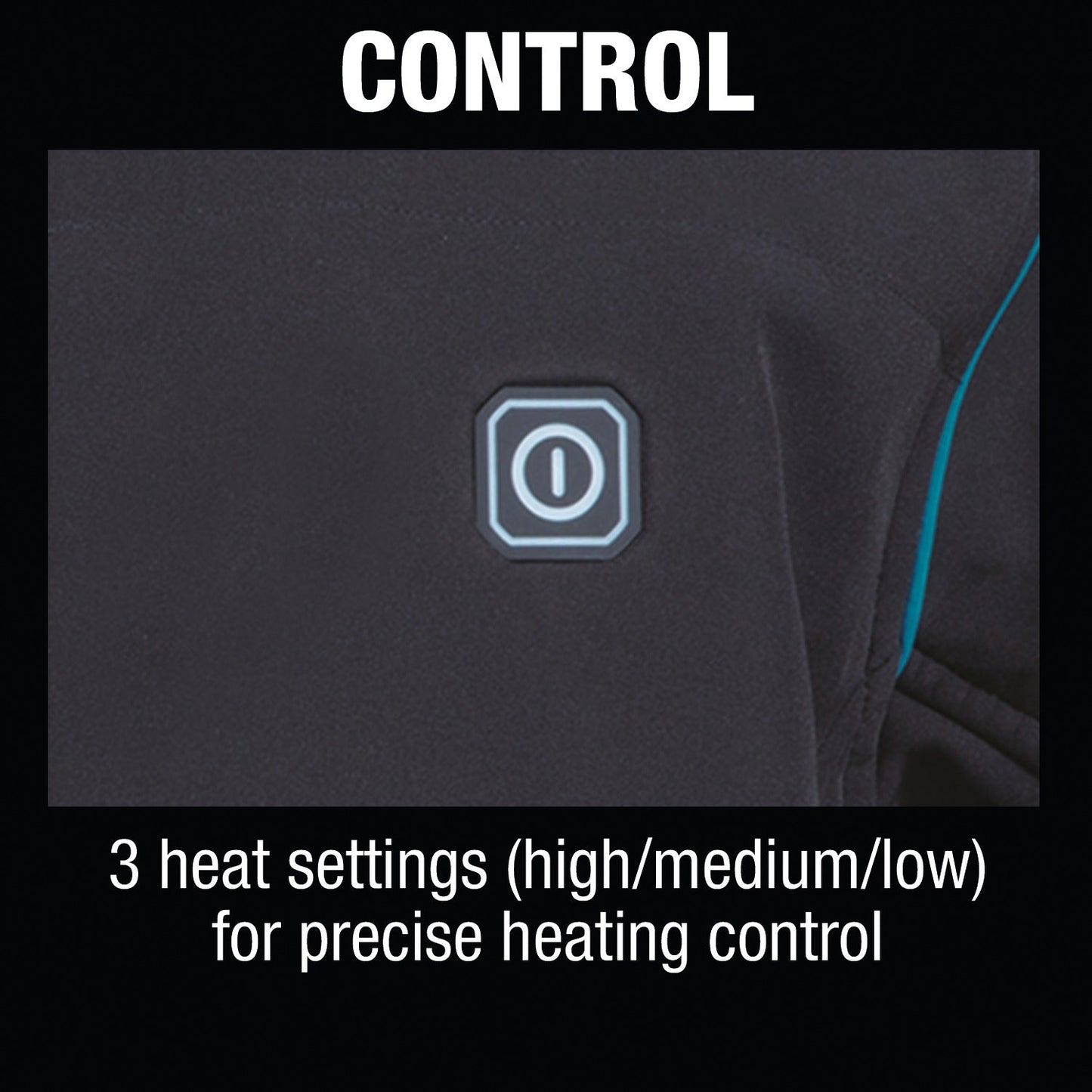 Makita DCJ205Z2XL 18V LXT® Lithium‘Ion Cordless Heated Jacket, Jacket Only (Black, 2XL)