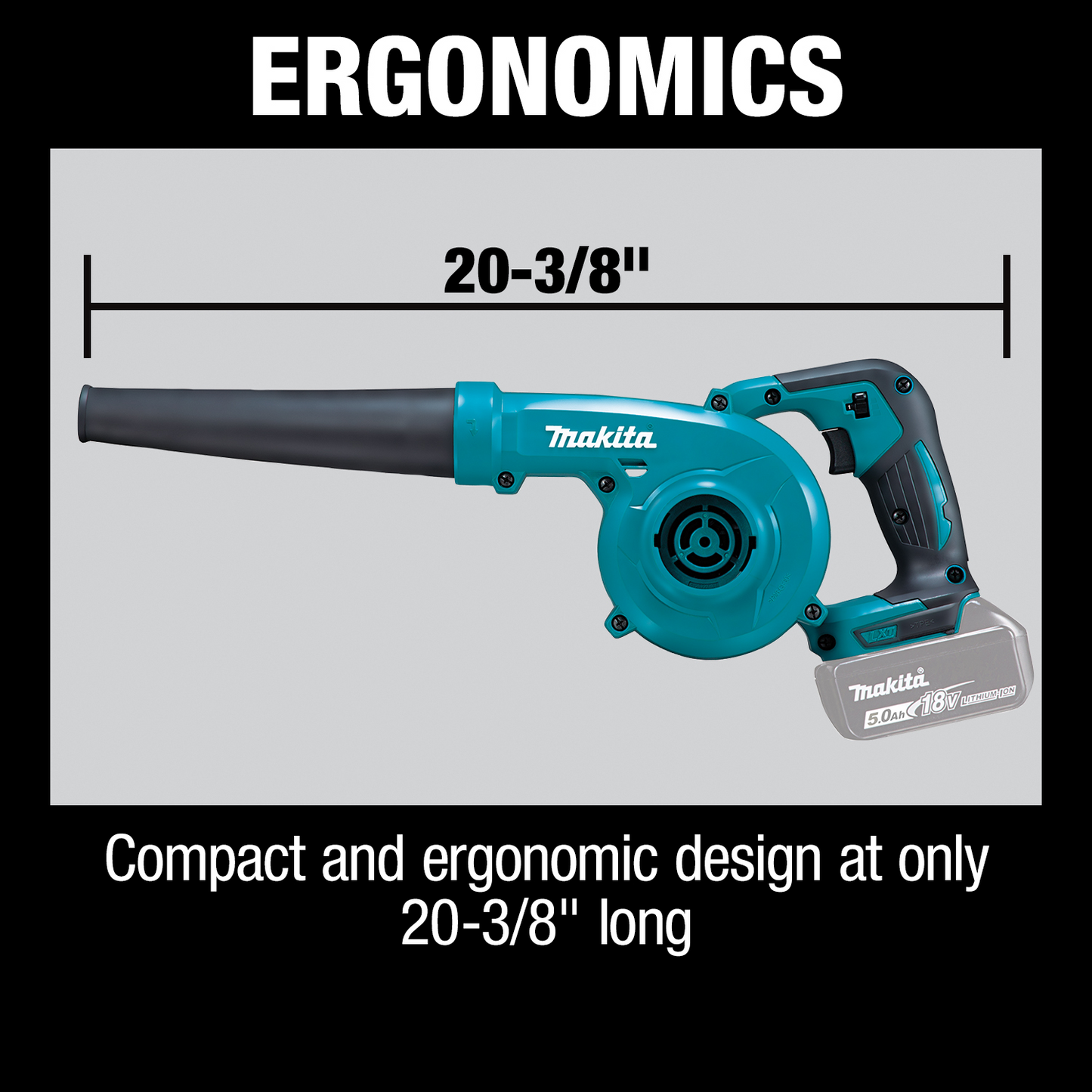 Makita XBU05Z 18V LXT® Lithium‘Ion Cordless Blower, Tool Only