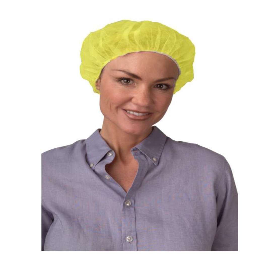 Cordova Safety BC26W Bouffant Caps, Spun Bonded Polypropylene Bouffant, Latex Free, 26” Diameter
