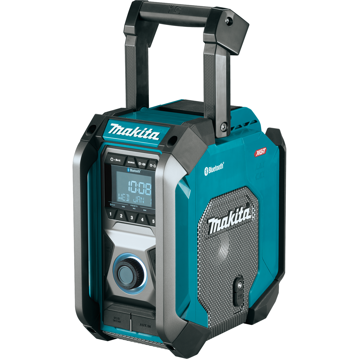 Makita GRM03 40V max XGT® Cordless/Corded Bluetooth® Job Site Radio, Tool Only