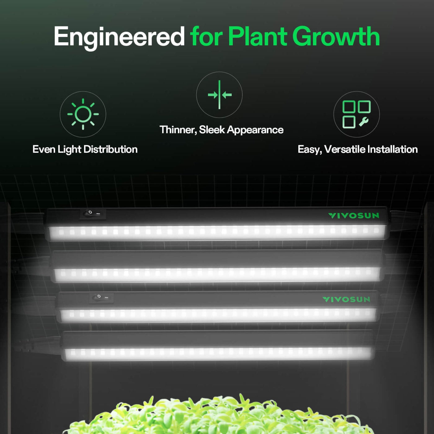 Vivosun Clone Tent Kit with GrowHub A22 Controller, T5 Full-Spectrum Grow Light, Seed Starter Kits, for Indoor Plant Germination, 24" x 16" x 20"