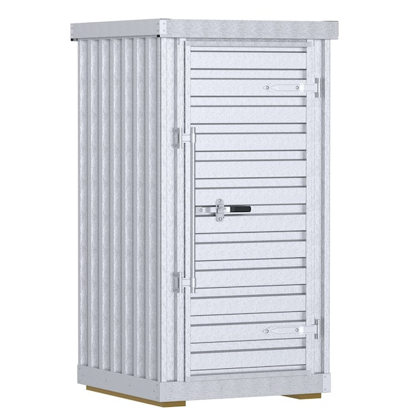 Vestil STOR-44-G-W-1RH 3.72 ft W, 7.07 ft H, Gray