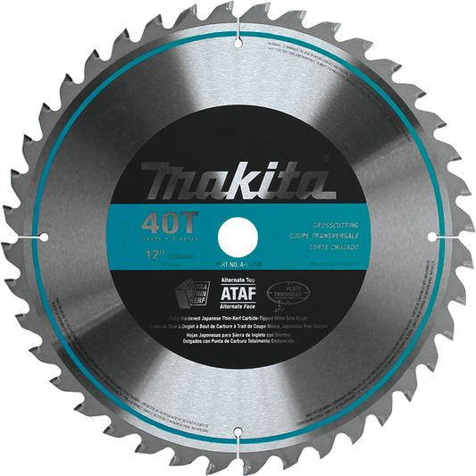 Makita A-93706 12" 40T Micro‘Polished Miter Saw Blade