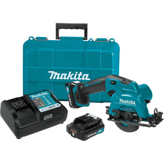 Makita SH02R1 12V max CXT® Lithium‘Ion Cordless 3‘3/8" Circular Saw Kit (2.0Ah)