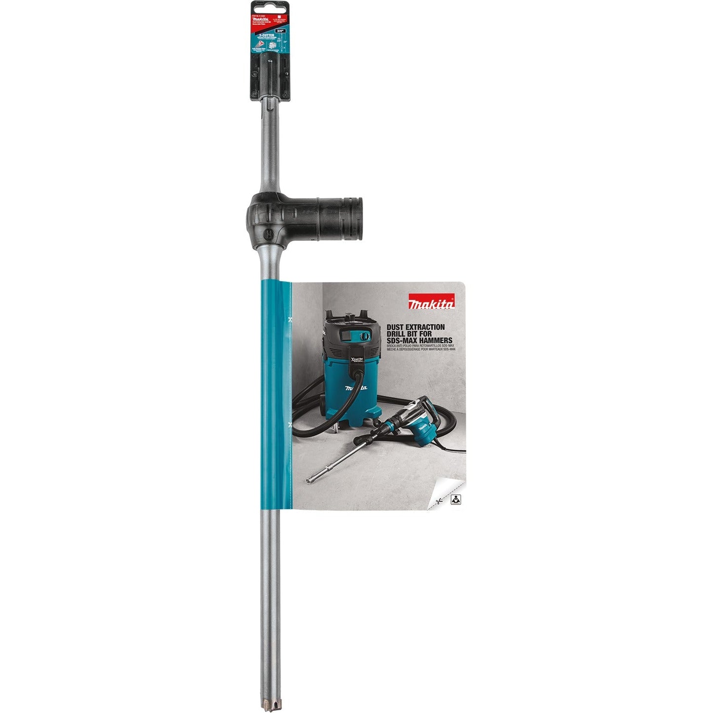 Makita B-63862 3/4" x 24" SDS‘Max Dust Extraction Drill Bit
