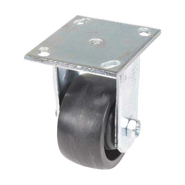 Vestil CST-HLD-4X2GFN-R Light Duty Glass Filled Nylon Rigid Caster 4 In. Diameter x 2 In. Width 1200 lb Black