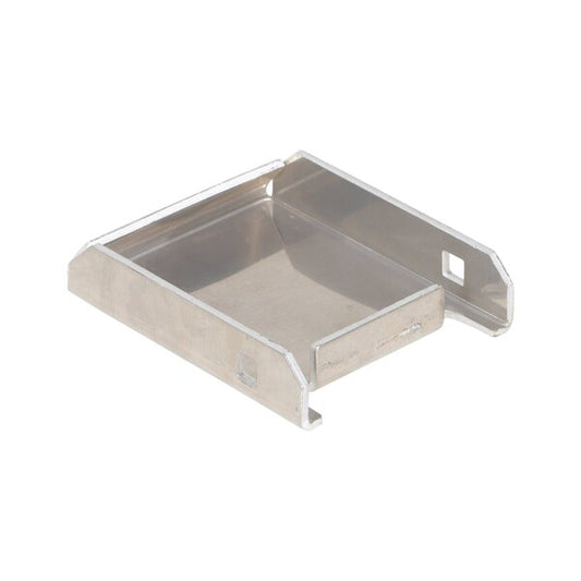 Vestil CST-CP-A-400X412 Aluminum Caster Pad 4 In. x 4-1/2 In. Top Plate Silver