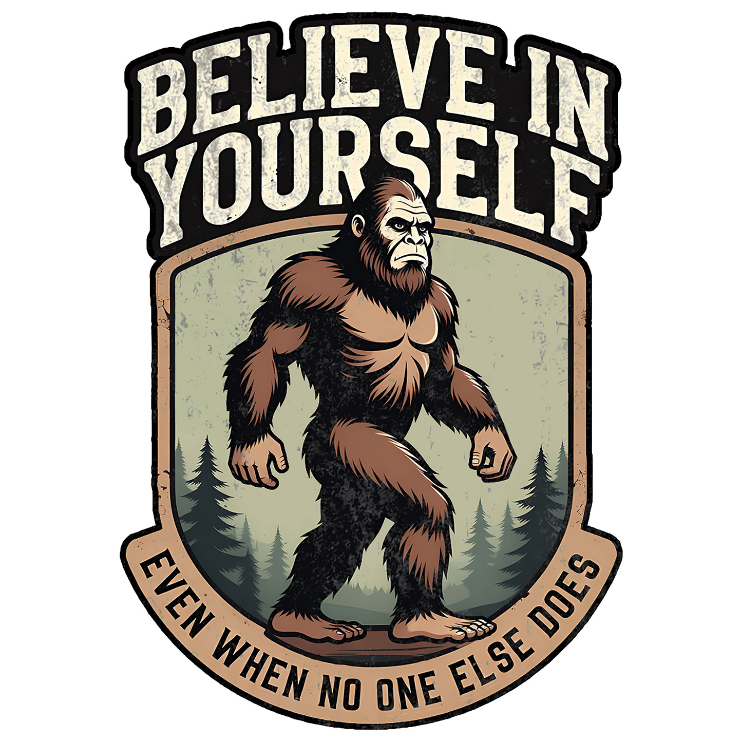 Paradise Clay IHS083 Believe In Yourself V2 - Vinyl Sticker (1 STICKER)