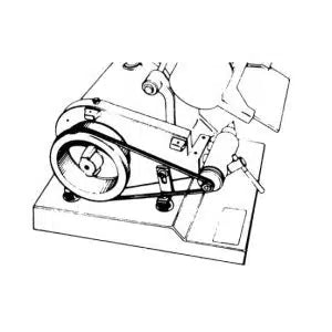 Ray Foster D487 Belt for Demco 2-Speed Alloy Polisher Grinder model E-96