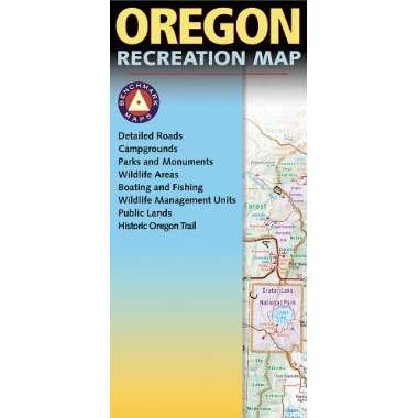 Paradise Clay BEN040 Oregon Recreation Map