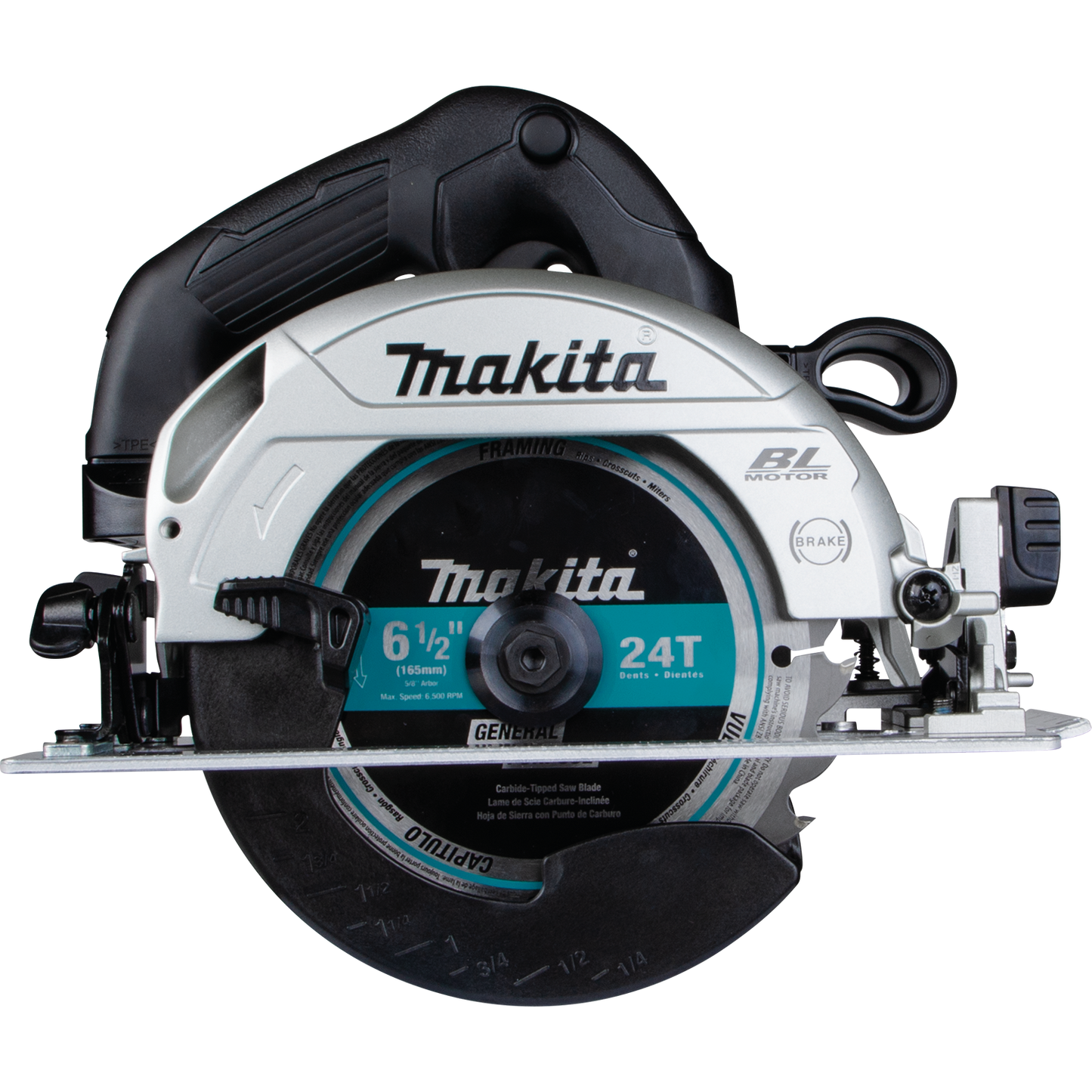 Makita XSH05ZB 18V LXT® Lithium‘Ion Sub‘Compact Brushless Cordless 6‘1/2 Circular Saw, AWS® Capable, Tool Only