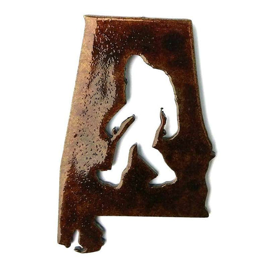 Paradise Clay PAR438 Alabama Bigfoot MAGNET - Bigfoot Gift