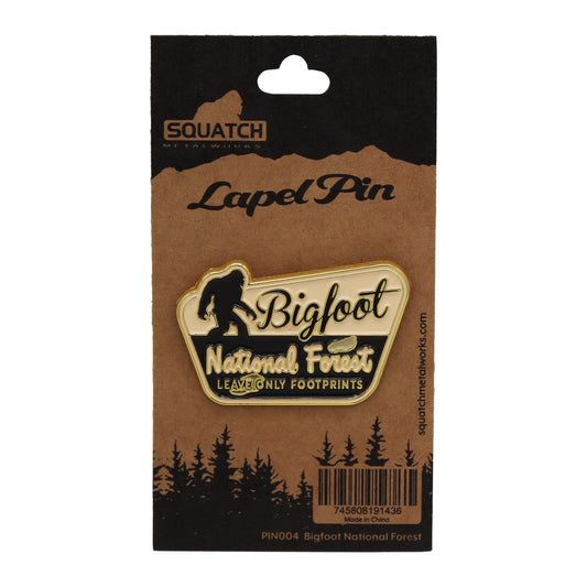 Paradise Clay PIN004 Bigfoot National Forest - Lapel Pin
