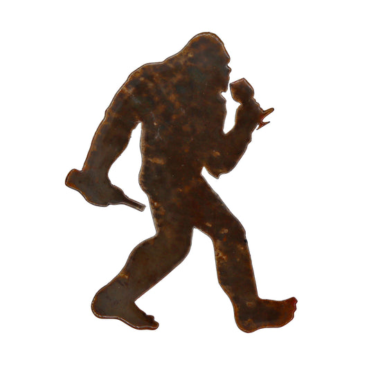 Paradise Clay PAR941 Bigfoot With Wine Glass And Bottle - Magnet