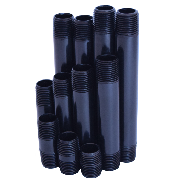 Legend Valves 355-258 E-Series Black Iron Nipple Run