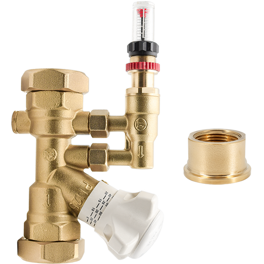 Legend Valves 800-774F 3/4" LegendConnect Balancing Valve Body with Flow Meter and FNPT Connectors
