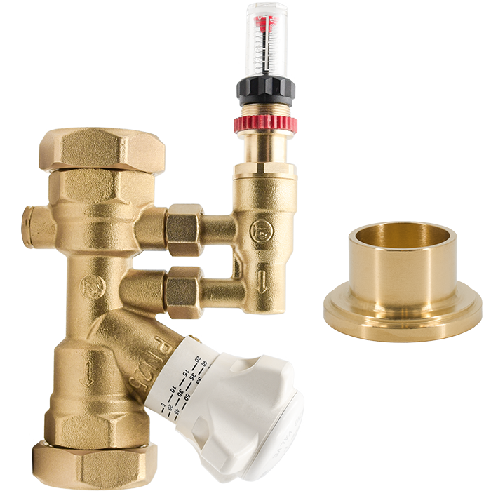 Legend Valves 800-774S 3/4" LegendConnect Balancing Valve Body with Flow Meter and Sweat Connectors