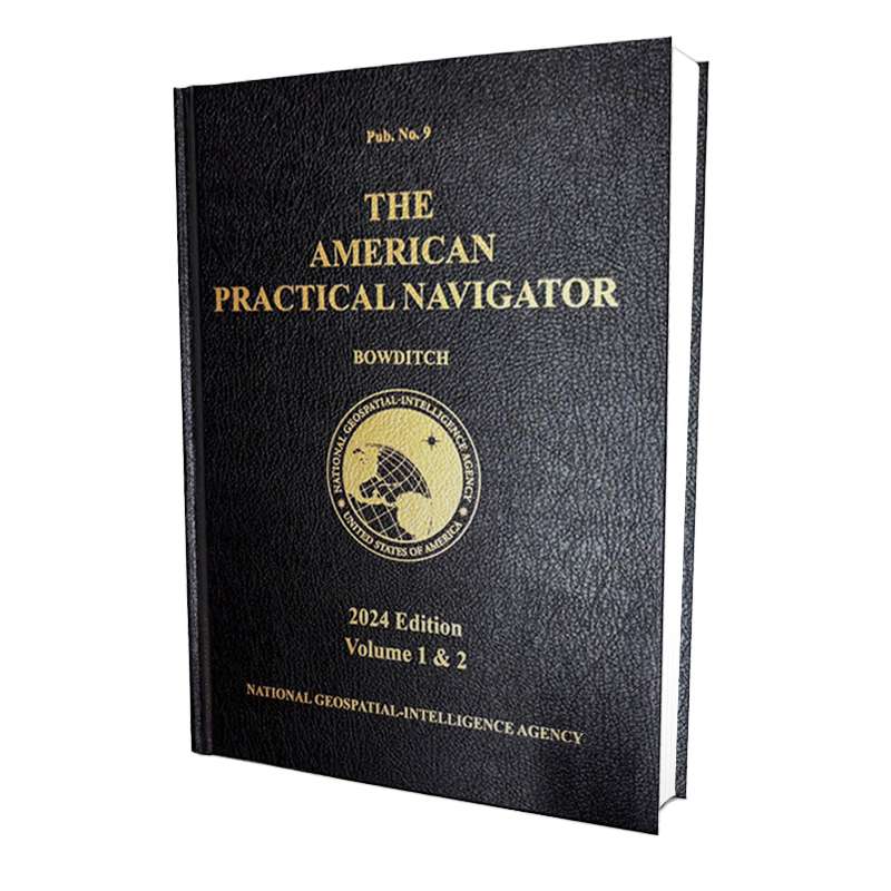 Paradise Clay PAR244 2024 American Practical Navigator - Bowditch - Volumes 1 & 2 - Hardcover Book