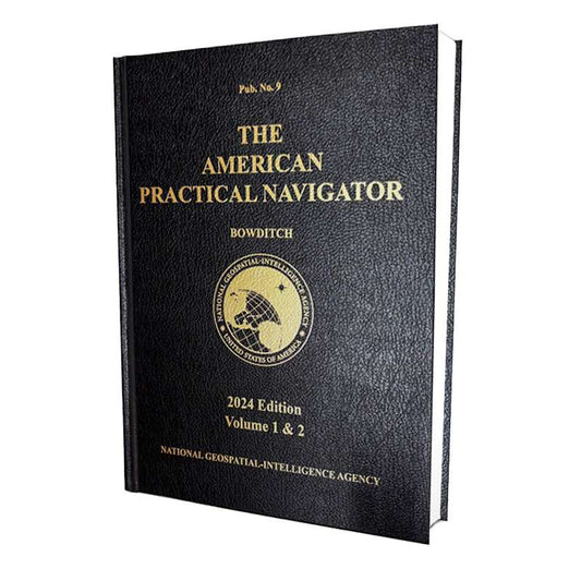 Paradise Clay PAR244 2024 American Practical Navigator - Bowditch - Volumes 1 & 2 - Hardcover Book
