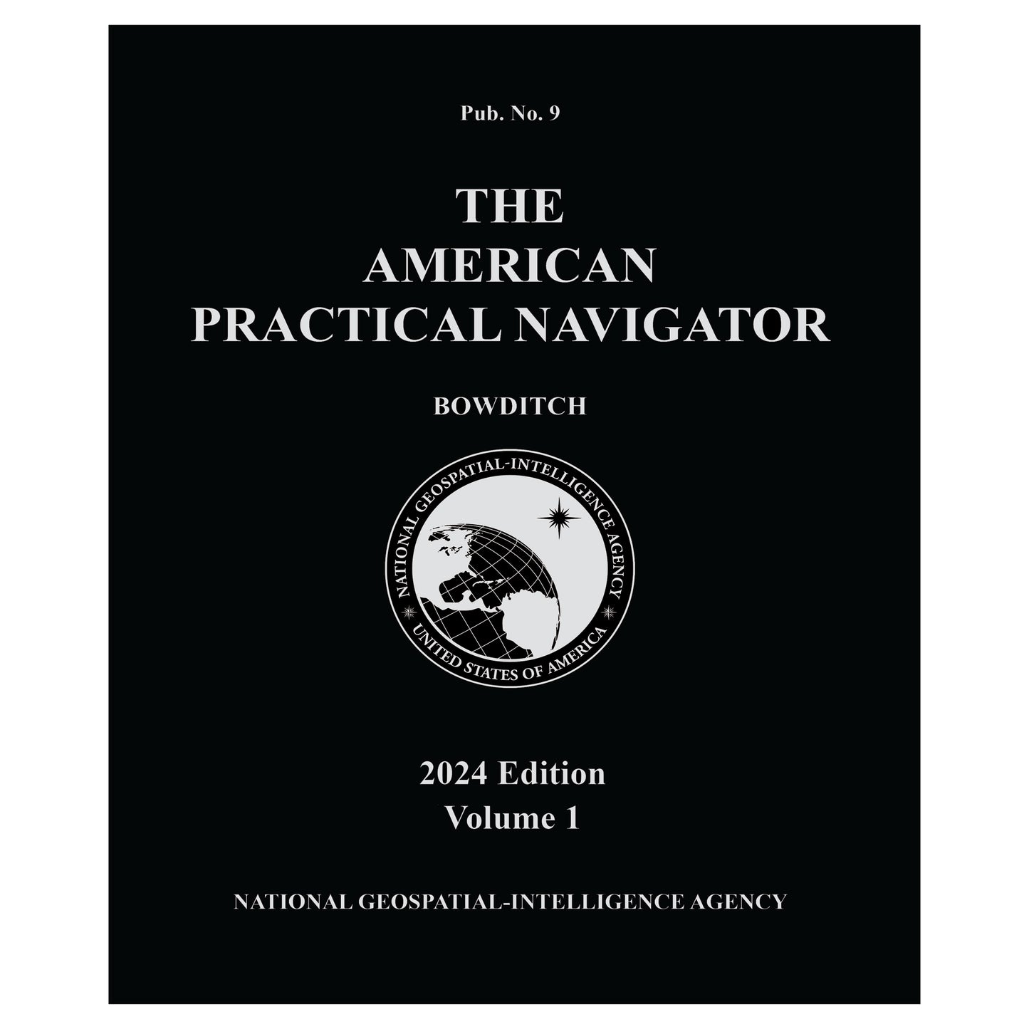Paradise Clay IHP_BD24V1 2024 American Practical Navigator - Bowditch - Volume 1 - Paperback Book