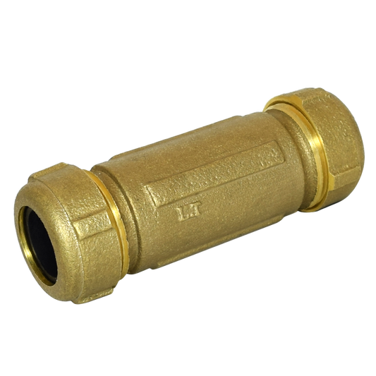 Legend Valves 303-127 1-1/4" x 1-1/2" Cast Brass Compression Coupling
