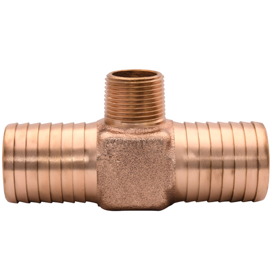 Legend Valves 312-087 1-1/4" x 1" Cast Bronze Reducing Hydrant Tee
