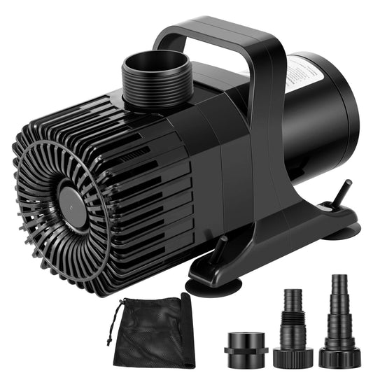 Vivosun 3700 GPH Submersible Water Pump with Barrier Bag, 300W