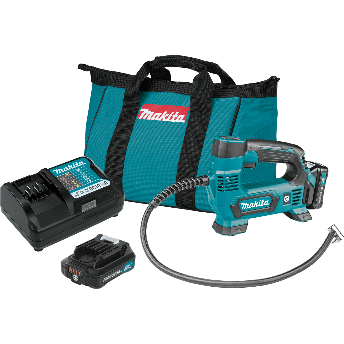 Makita MP100DWRX1 12V max CXT® Lithium‘Ion Cordless Inflator Kit (2.0Ah)