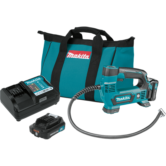 Makita MP100DWRX1 12V max CXT® Lithium‘Ion Cordless Inflator Kit (2.0Ah)