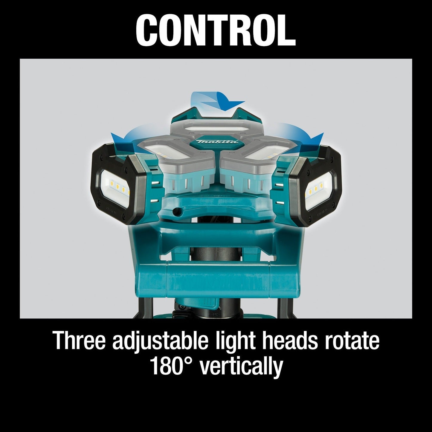 Makita DML814 18V LXT® Lithium‘Ion Cordless Tower Work/Multi‘Directional Light, Light Only